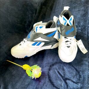Men’s Athletic Shoes - White and Blue